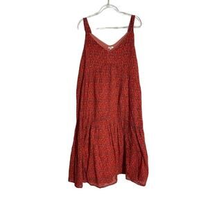 Joie bondi tiered maxi dress womens size XXL sleeveless tea rose pink v neck
